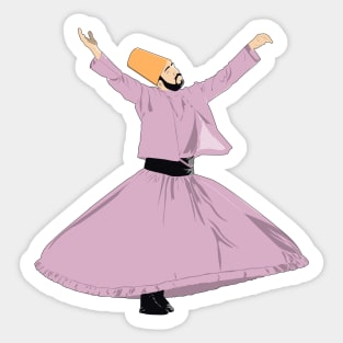 Whirling Dervishes: A Sufi Dance of Devotion Sticker